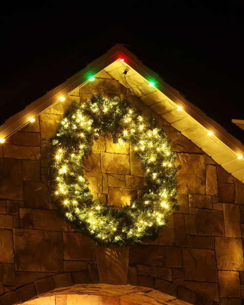 48" Pre-lit LED Wreath